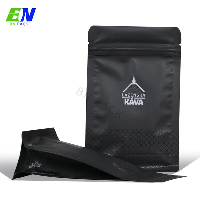 Digital Printing Matte Finish Plastic Flat Bottom Pouch Foil Barrier